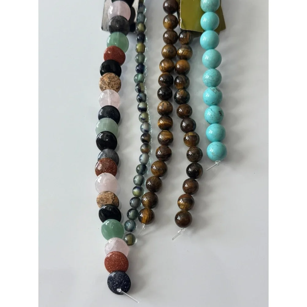 Bead Landing‎ Bead Gallery Semi Precious Stone  & Other Bead Strands Lot 4 pc
